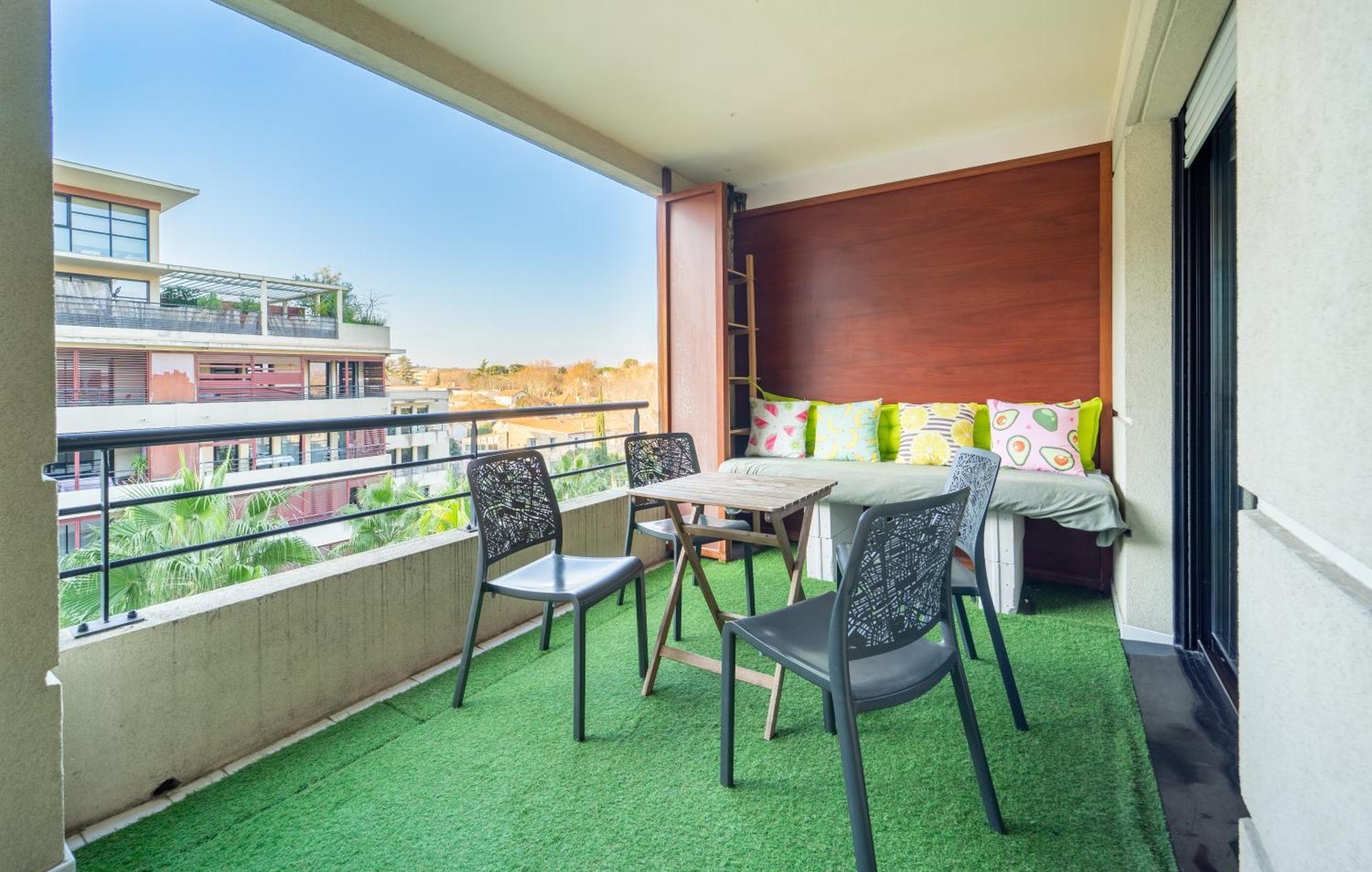 Le Dory - Spacieux, Climatisation, Terrasse & Parking 蒙彼利埃 外观 照片